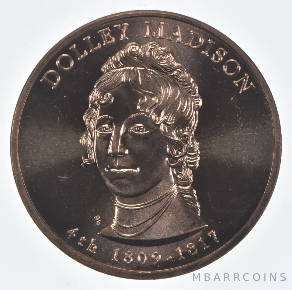 2007 Dolley Madison Bronze Medal First Spouse Series
