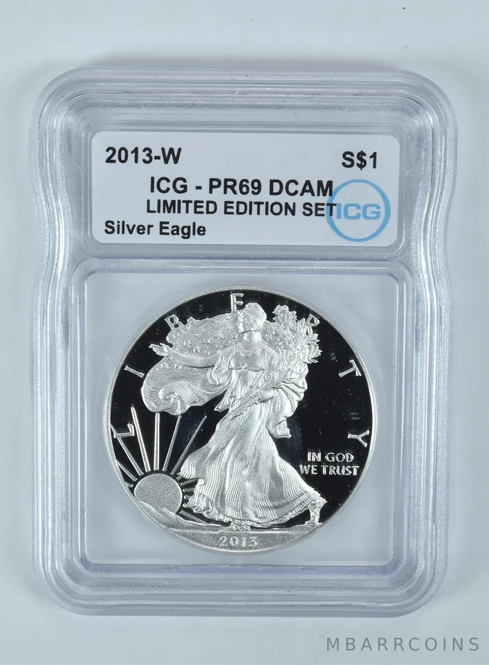 2013-W American Silver Eagle Limited Edition Set PR69 DCAM ICG
