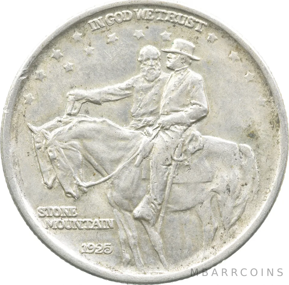 1925 Stone Mountain Commemorative Half Dollar a8907