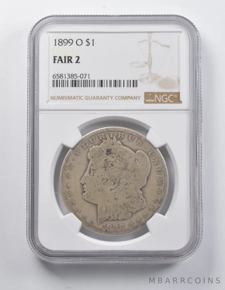 FAIR 2 1899-O Morgan Silver Dollar NGC a6915