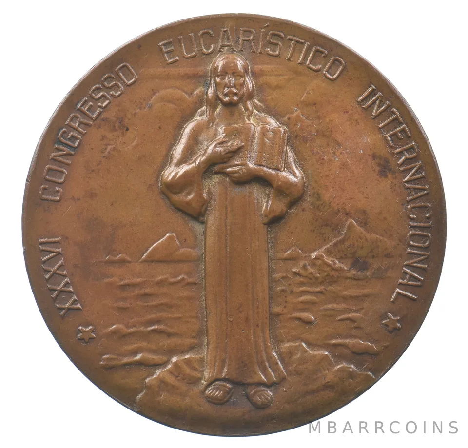1955 Brazil XXXVI International Eucharistic Congress Cardinal Masella *0146