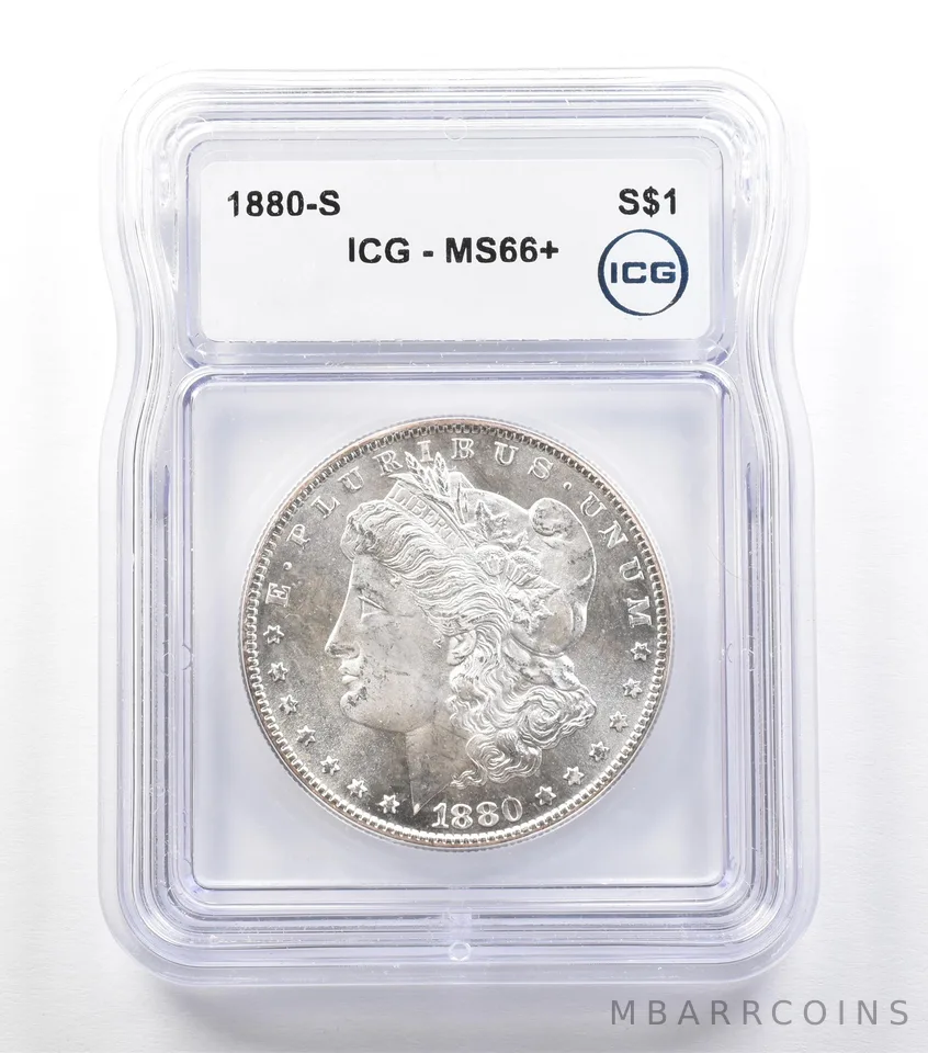 1880-S Morgan Silver Dollar MS66+ ICG *3405