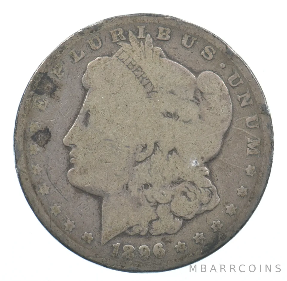 Early - 1896 Morgan Silver Dollar - 90% US Coin *802