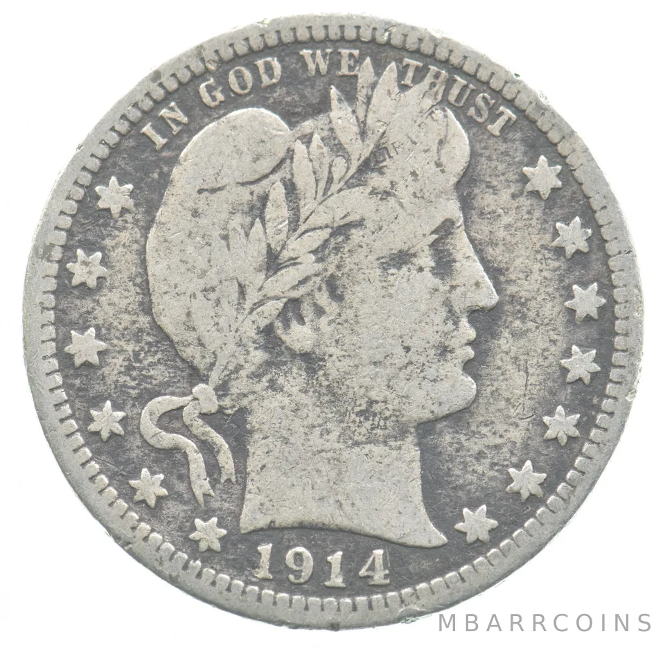 1914 Barber Quarter *4773
