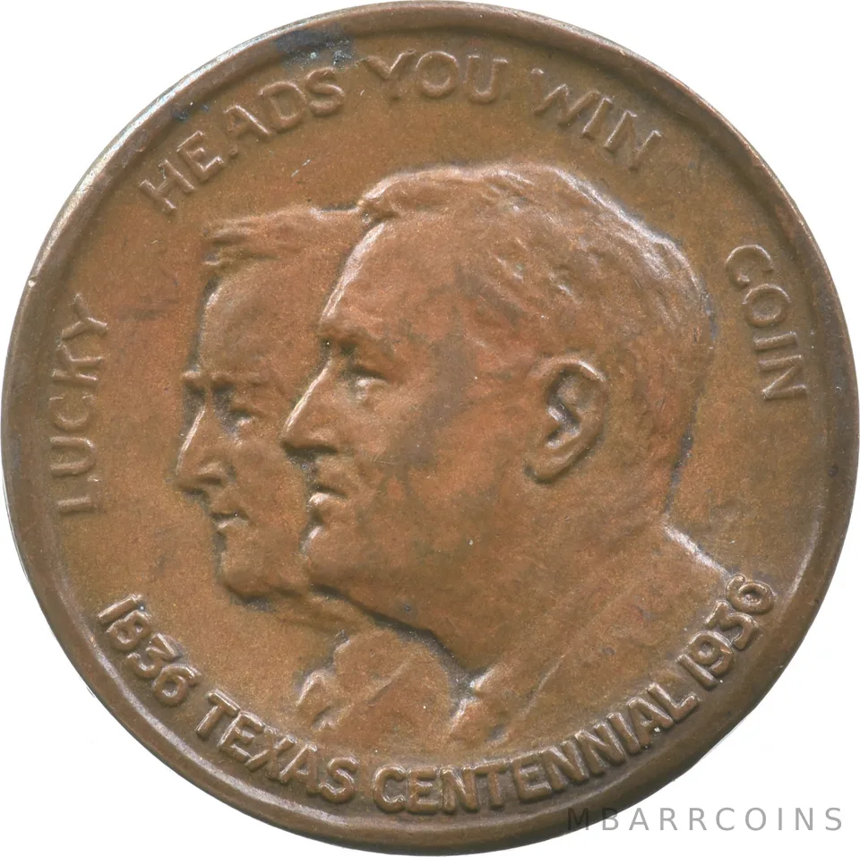 1936 Texas Centennial Lucky Coin *9526