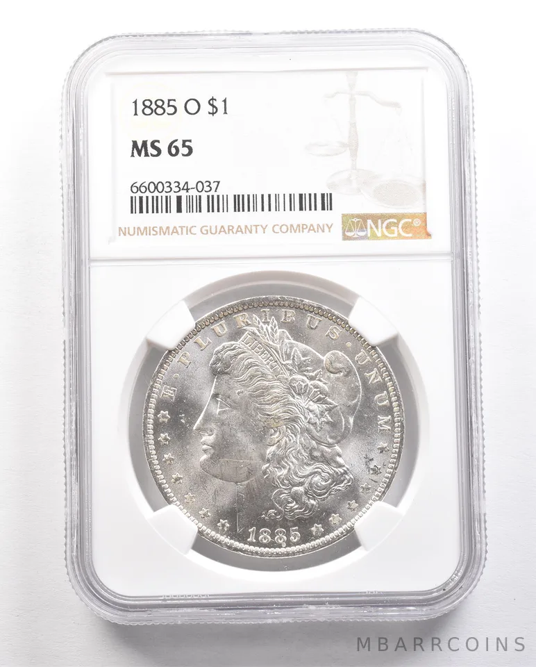 1885-O Morgan Silver Dollar MS65 NGC *5906