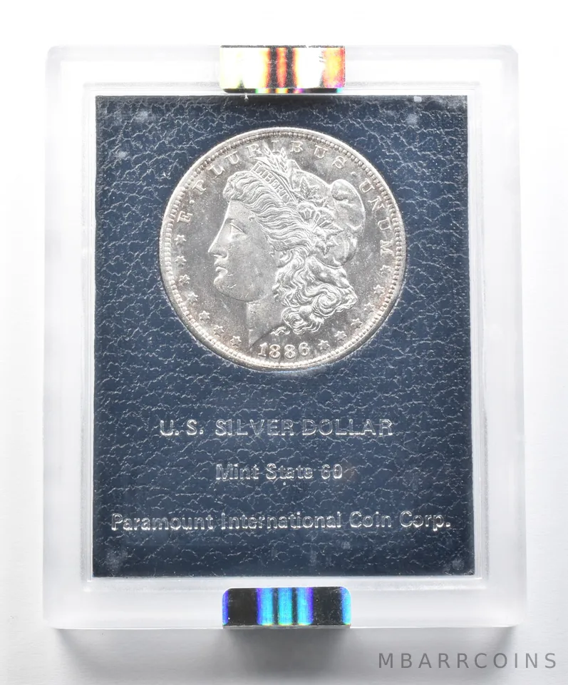 1886-S Morgan Silver Dollar MS61 NGC Paramount *0116