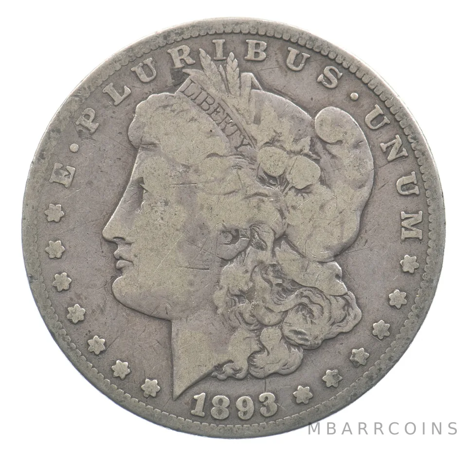 1893-CC Morgan Silver Dollar *3503