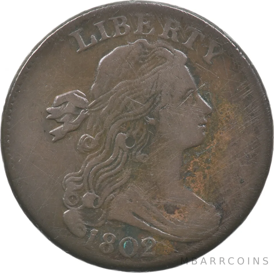 1802 Draped Bust Large Cent *4778
