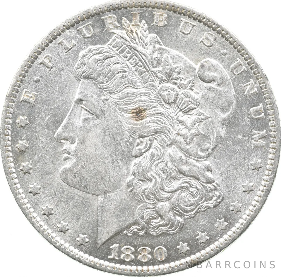 1880-O Morgan Silver Dollar a8101