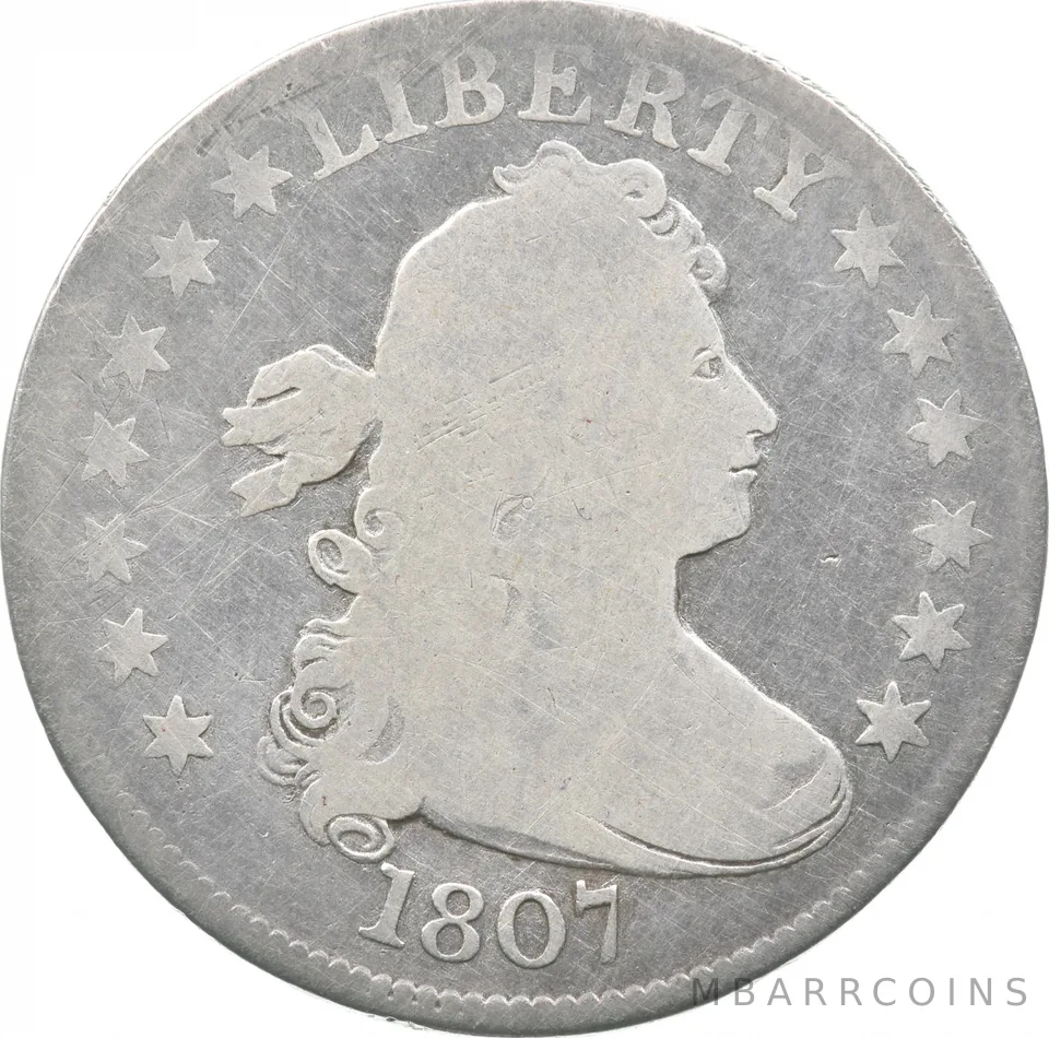 1807 Draped Bust Quarter a1248