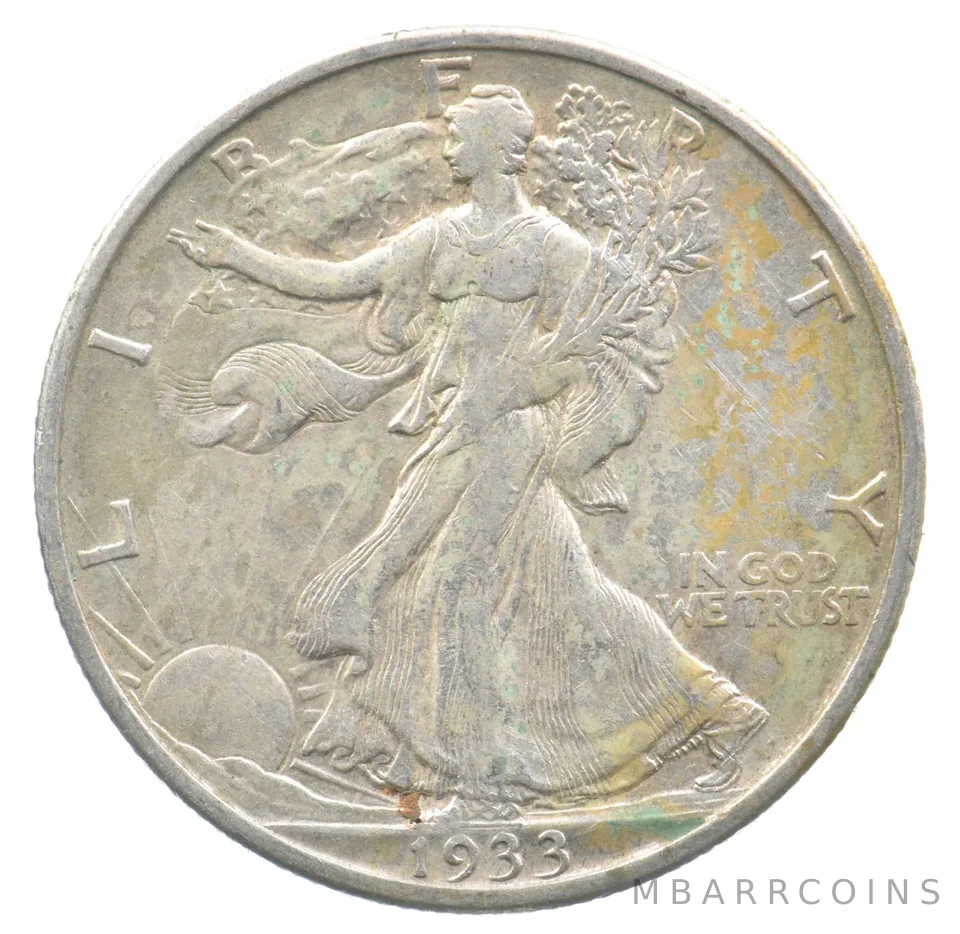 1933-S Walking Liberty Half Dollar *7547