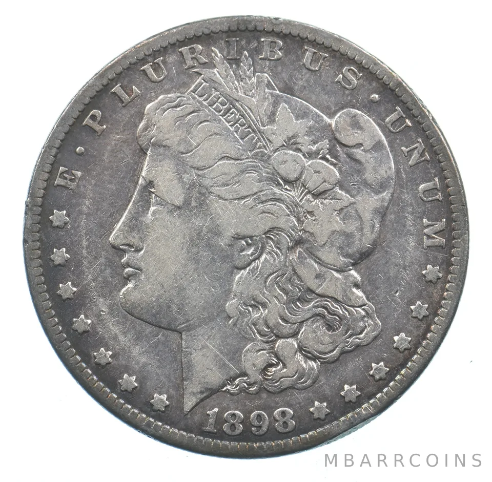Early - 1898-S Morgan Silver Dollar - 90% US Coin *870