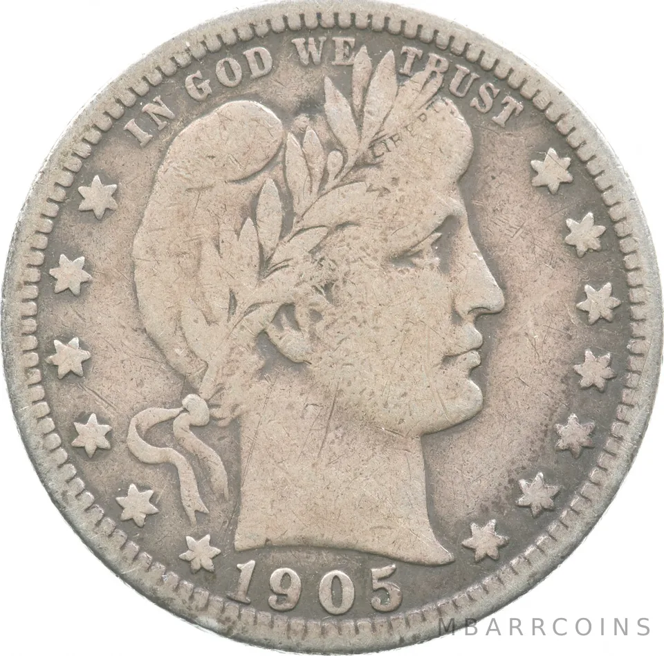 1905 Barber Quarter *8942