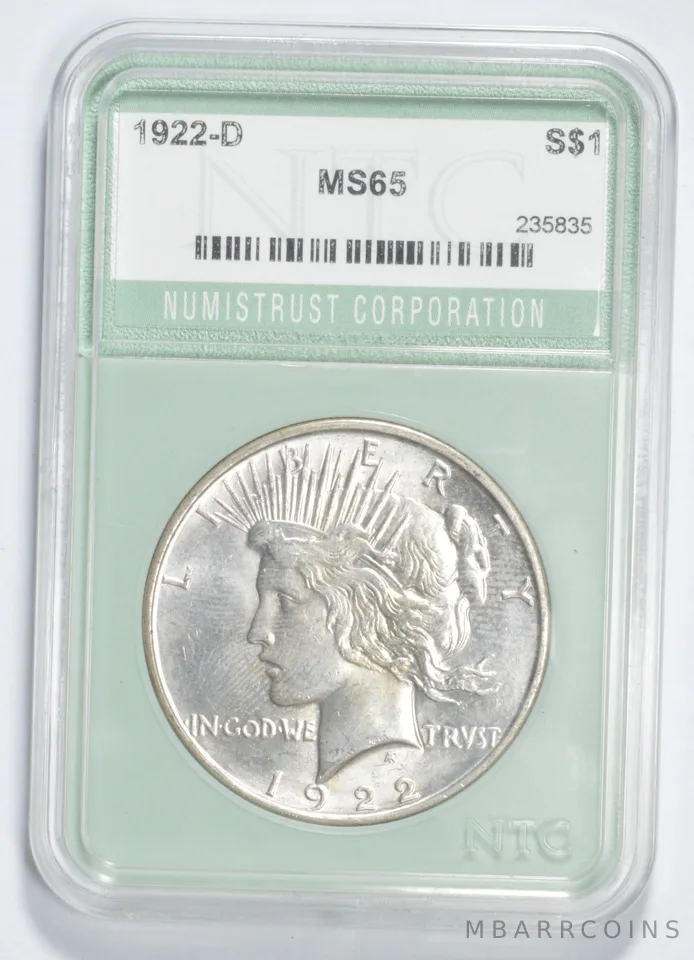 1922-D Peace Silver Dollar *2838