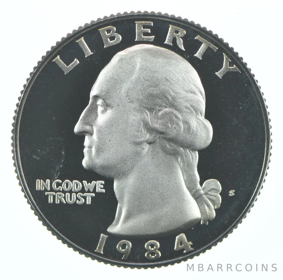 1984-S Washington Quarter CLAD Proof