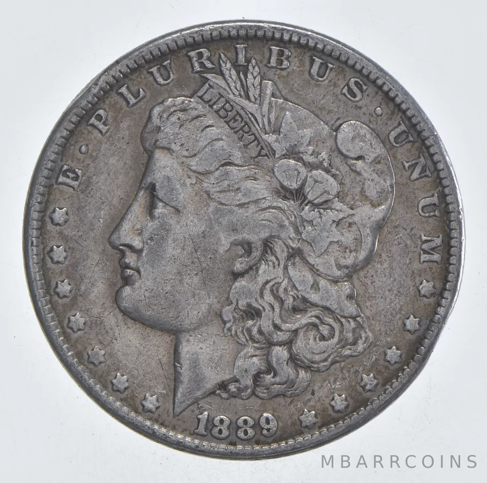 Early - 1889 Morgan Silver Dollar - 90% US Coin *962