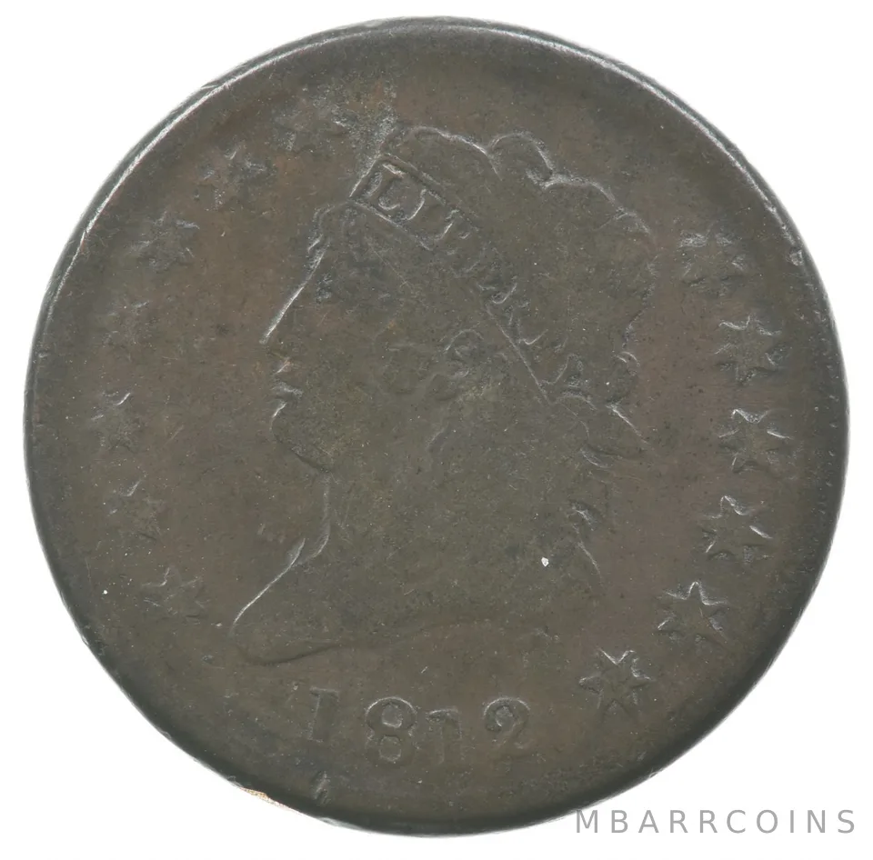 1812 Classic Head Large Cent a5969