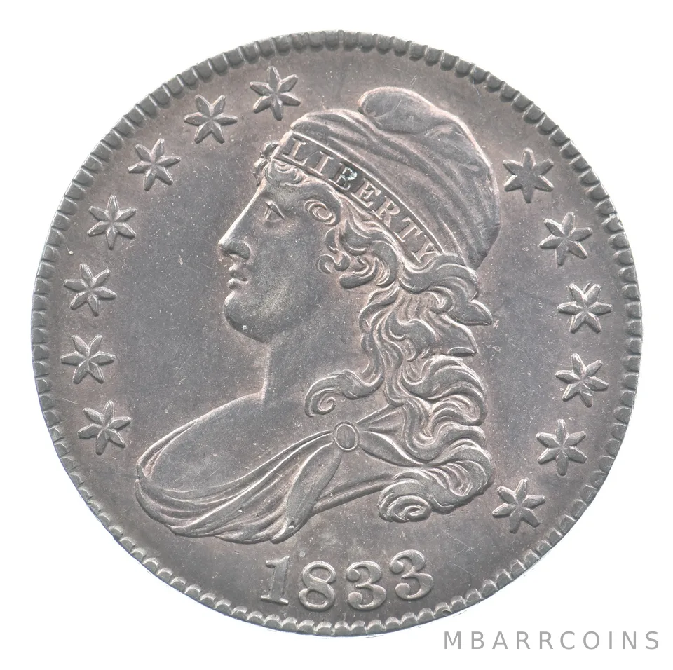 1833 Capped Bust Half Dollar O-112 R2 a5057