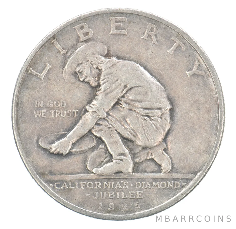1925-S California Commemorative Half Dollar Beautiful Tone *0340