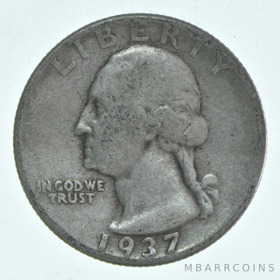 1937 (P) Washington Quarter Average Circ
