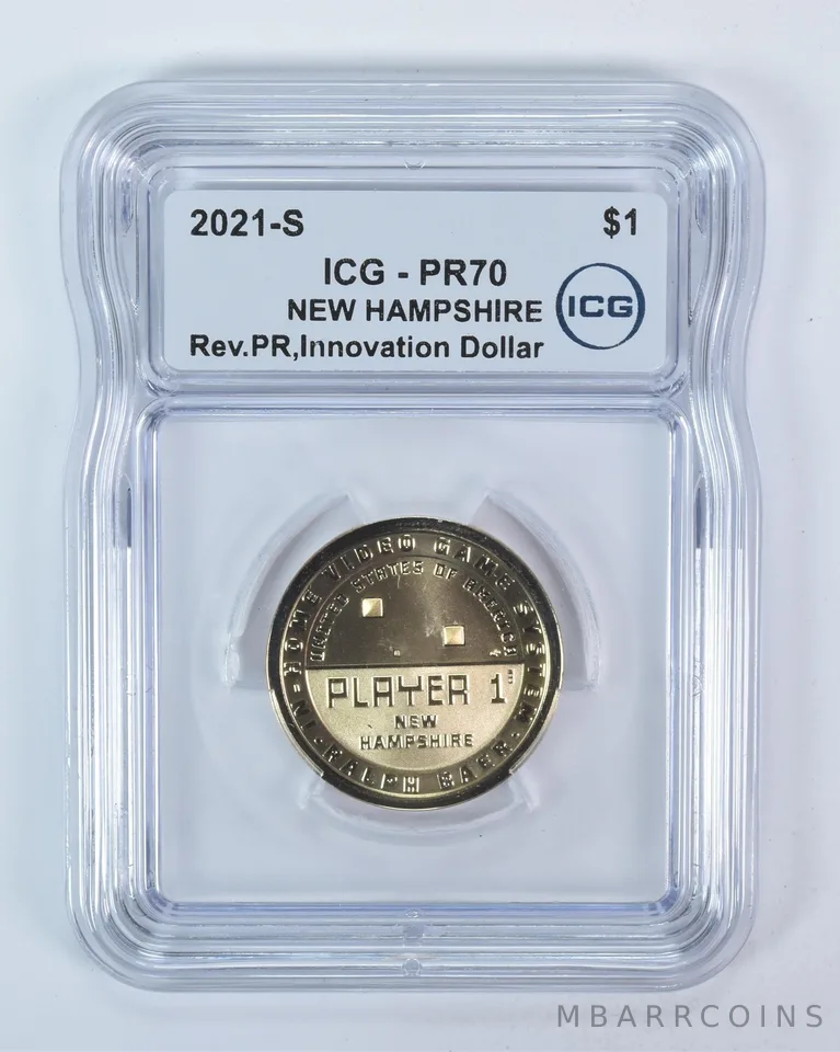 2021-S Innovation $1 Video Games NH Reverse PR70 ICG