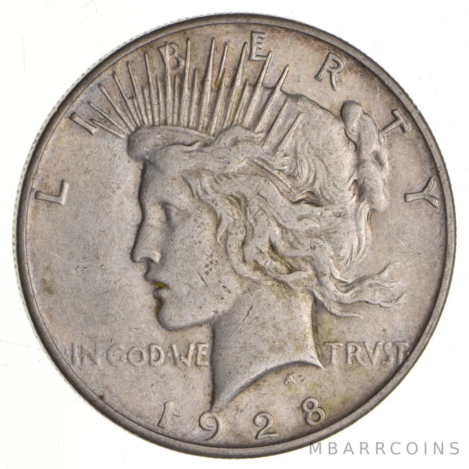 1928-S Peace Silver Dollar a4326