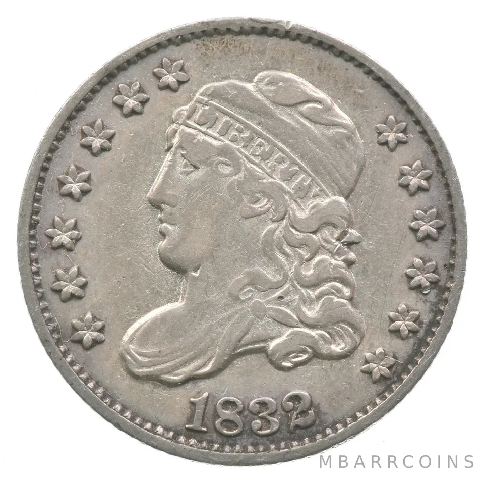 1832 Capped Bust Half Dime LM-2 a8258