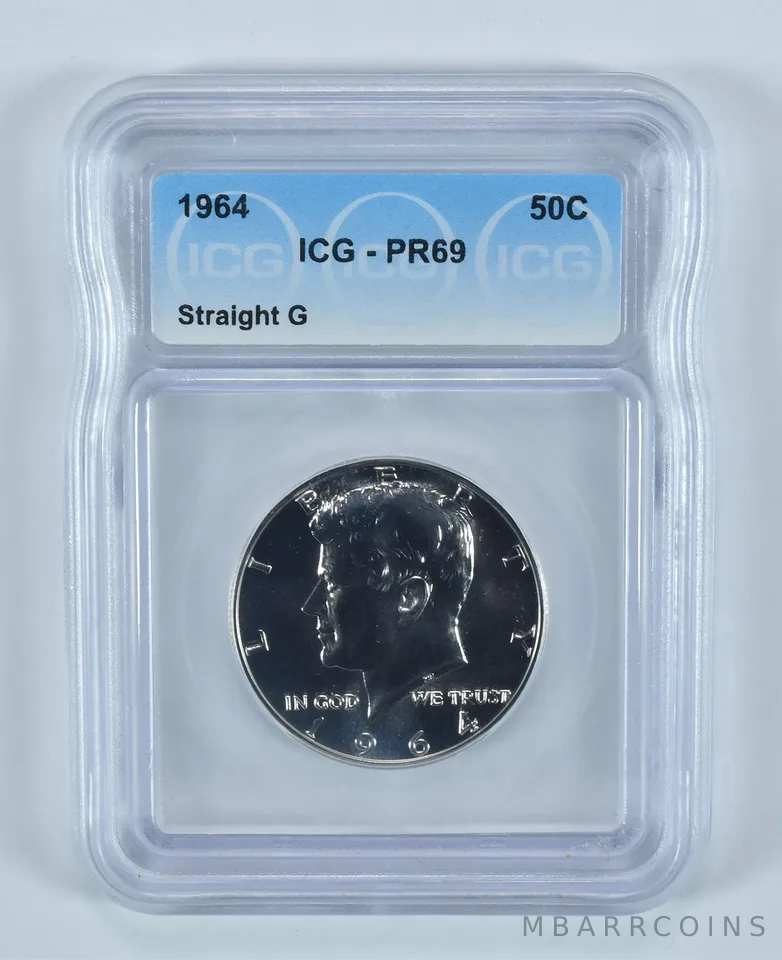1964 Kennedy Half Dollar Straight G PR69 ICG