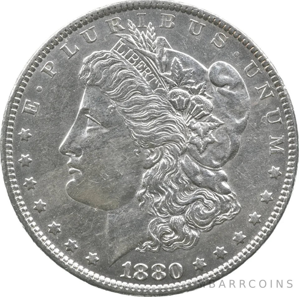 1880-O Morgan Silver Dollar a9185