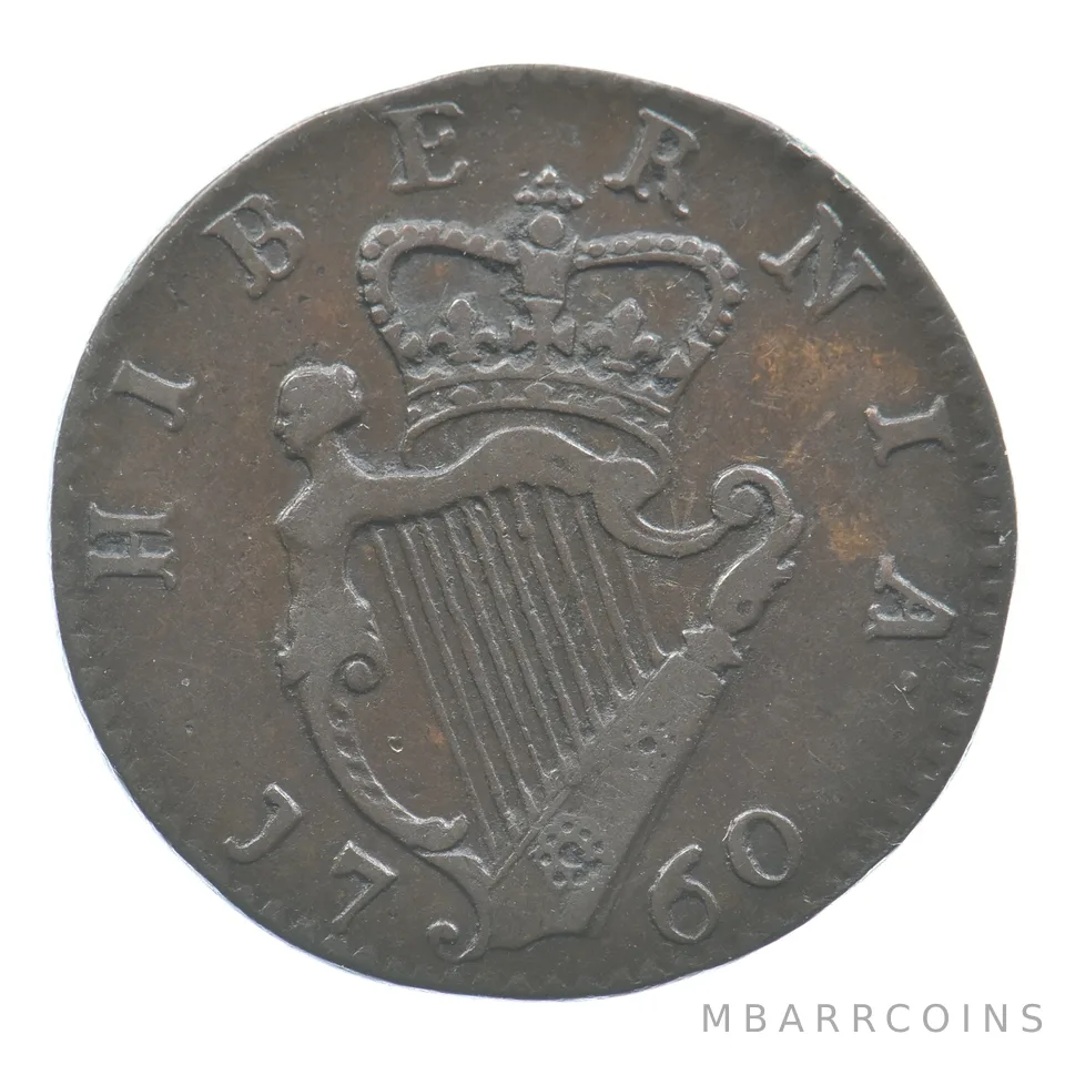 1760 Ireland Farthing *6479
