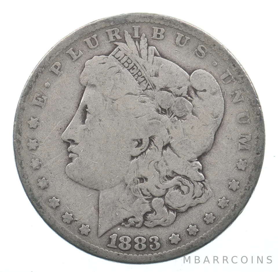 Early - 1883 Morgan Silver Dollar - 90% US Coin *924