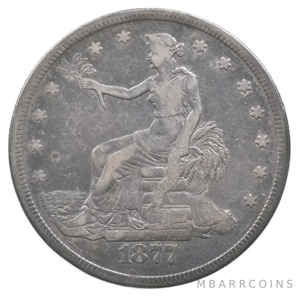 1877-S Seated Liberty Trade Dollar *8934