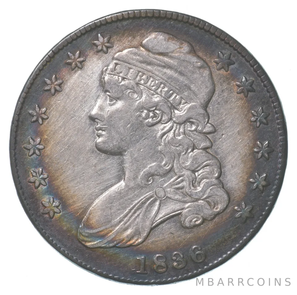1836 Capped Bust Half Dollar *8682