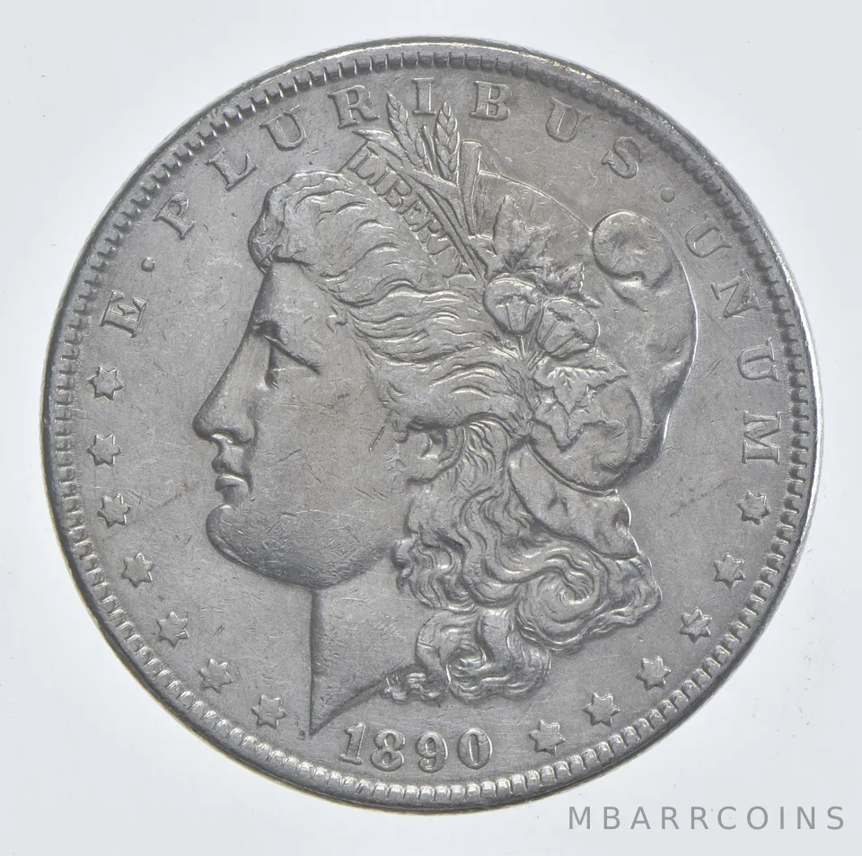 1890 Morgan Silver Dollar Estate Coin Collection *254