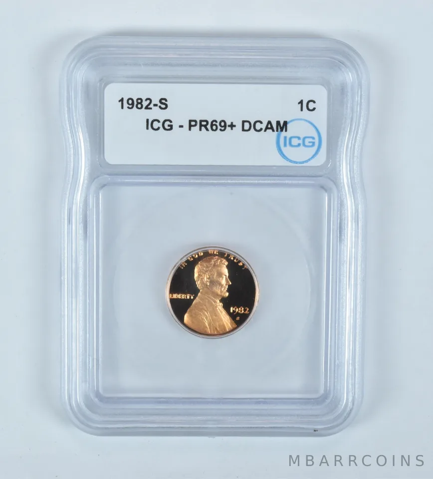 1982-S Lincoln Memorial Cent PR69+ DCAM ICG