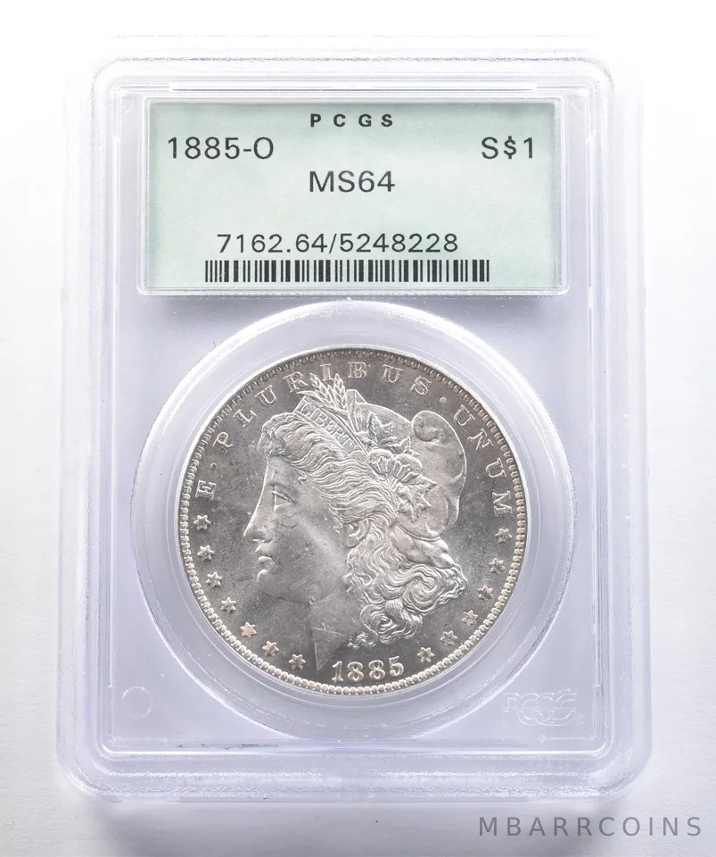 1885-O Morgan Silver Dollar MS64 PCGS OGH *4211