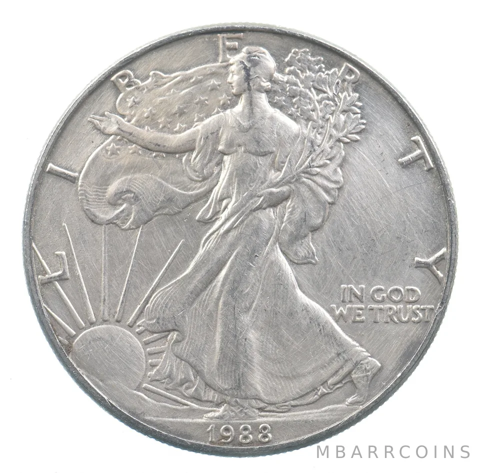 Better Date 1988 American Silver Eagle 1 Troy Oz .999 Fine Silver *912