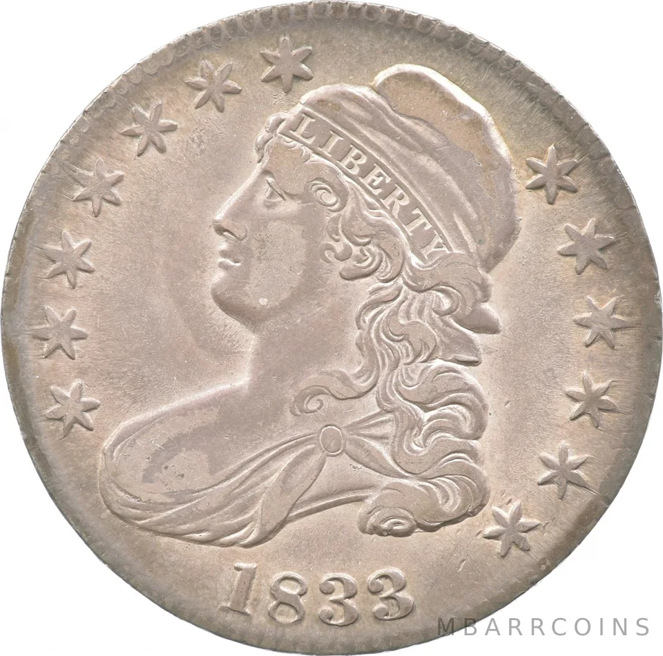 1833 Capped Bust Half Dollar *8129