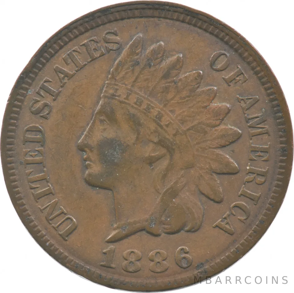 1886 Indian Head Cent Type 1 *1999