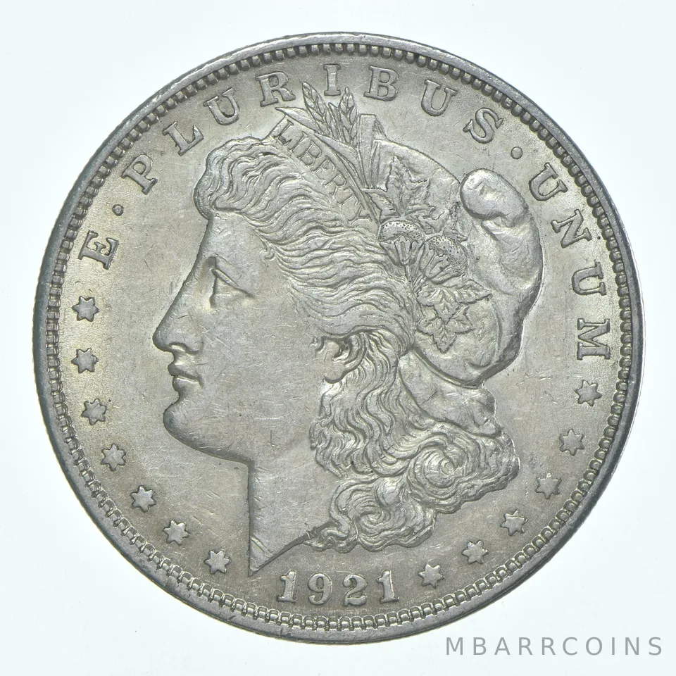 (1) BU 1921 (P) Morgan Silver Dollar Brilliant Uncirculated 90%