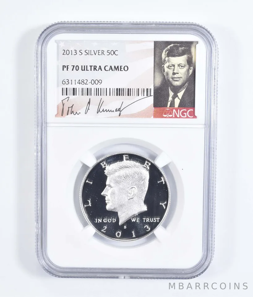 2013-S Kennedy Half Dollar Silver PF70 UCam - NGC Special Label