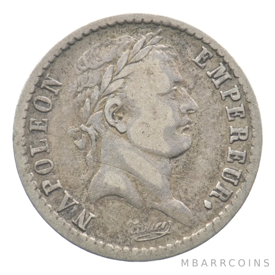 1812 A France Demi Franc Napoleon Emperor *6458