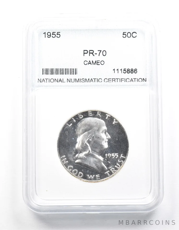1955 Franklin Half Dollar Cameo Proof *1491