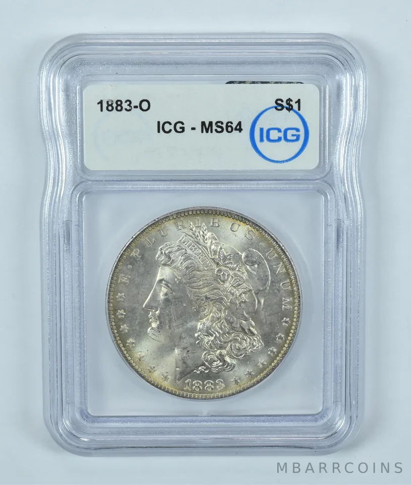 1883-O Morgan Silver Dollar MS64 ICG