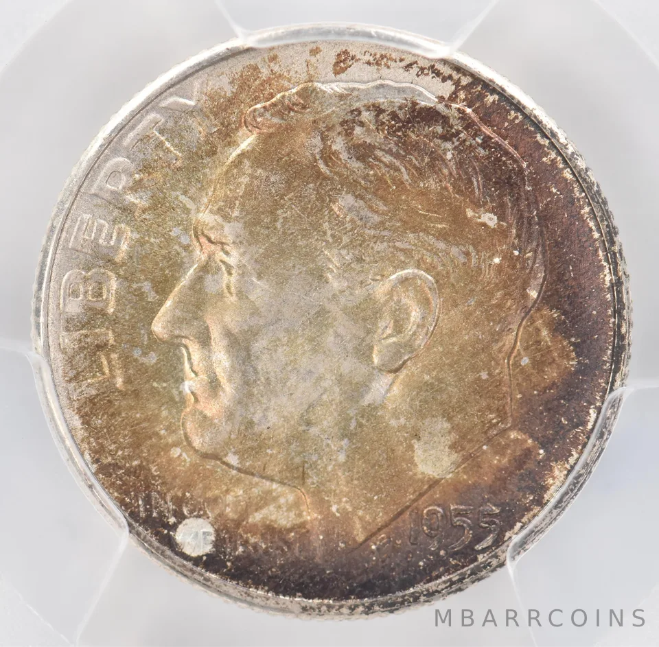 1955-S Roosevelt Dime MS66 PCGS Beautiful Tone *0929