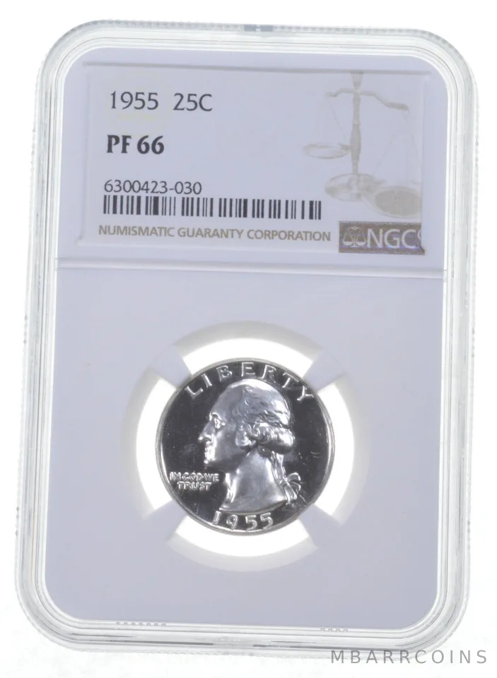 1955 Washington Quarter PF66 NGC
