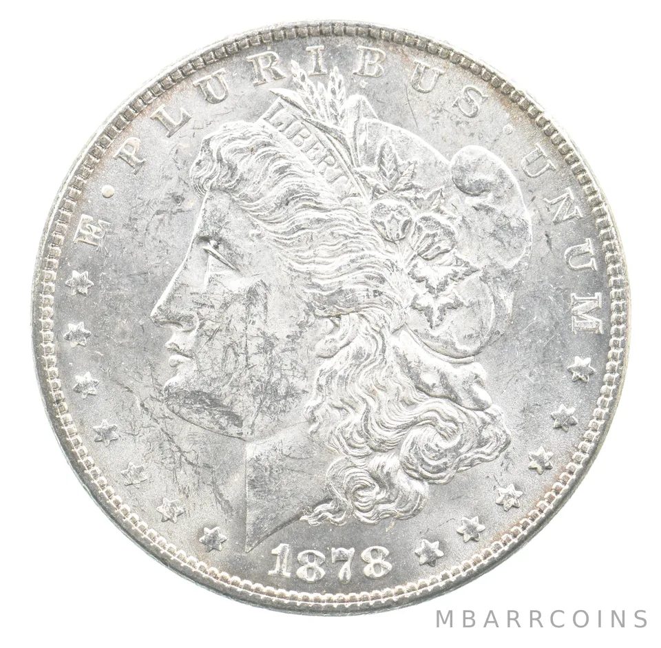 1878 7TF Morgan Silver Dollar Reverse Of 78 a1852