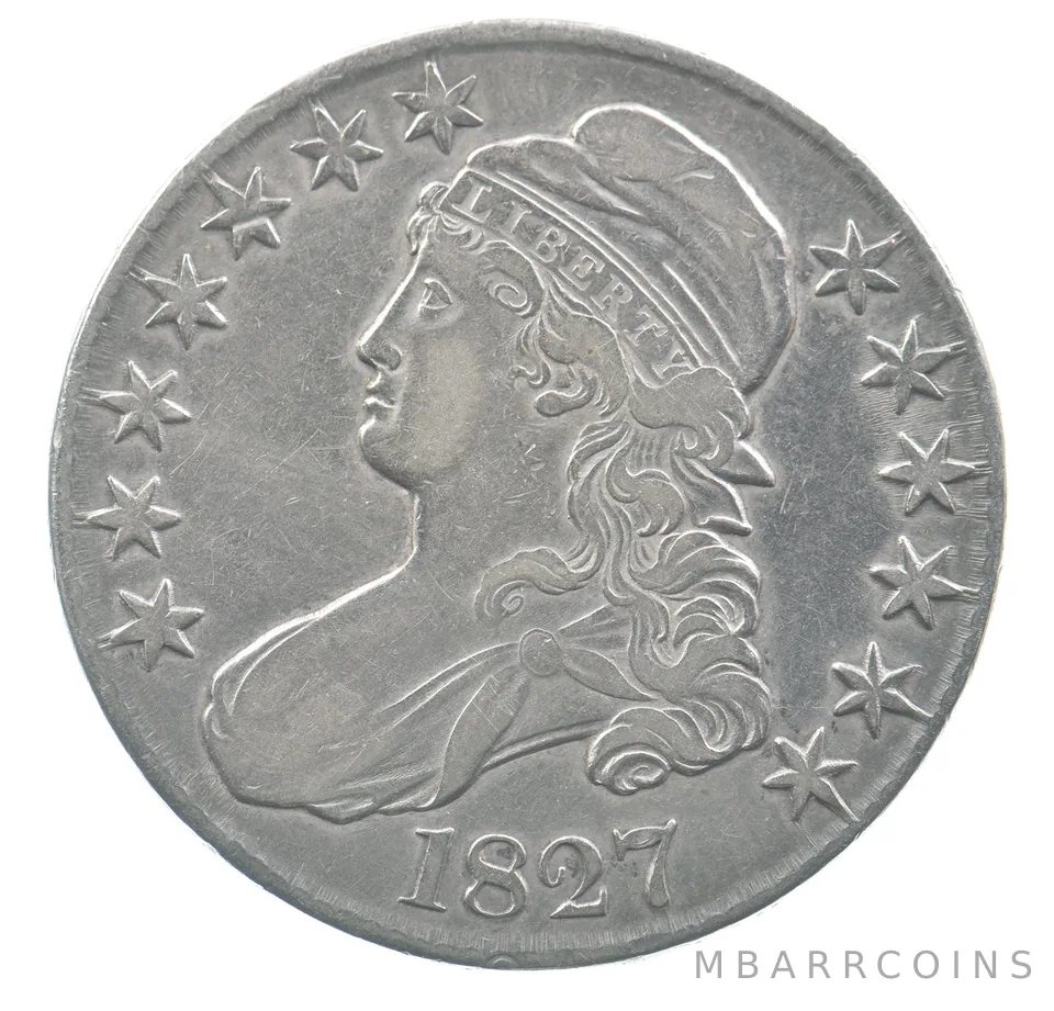 1827 Capped Bust Half Dollar *7809