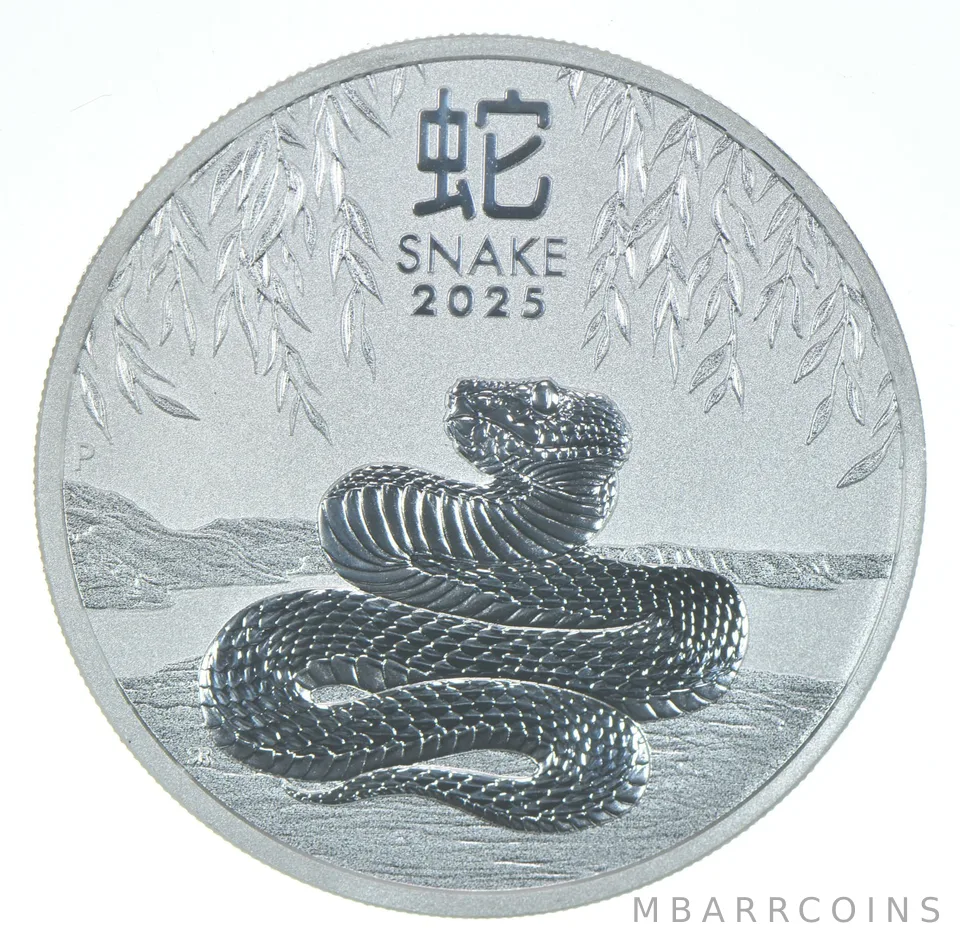 2025 Australia Silver Dollar Year Of The Snake 1 Oz Silver